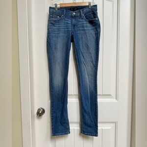 Levi’s Genuinely Crafted Faded Low Rise Skinny Jeans. Juniors 9M (29” by 32”)
